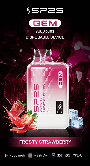 SP2S GEM 9000口拋棄式電子煙｜高清顯示屏｜持久煙感｜精緻設計-4