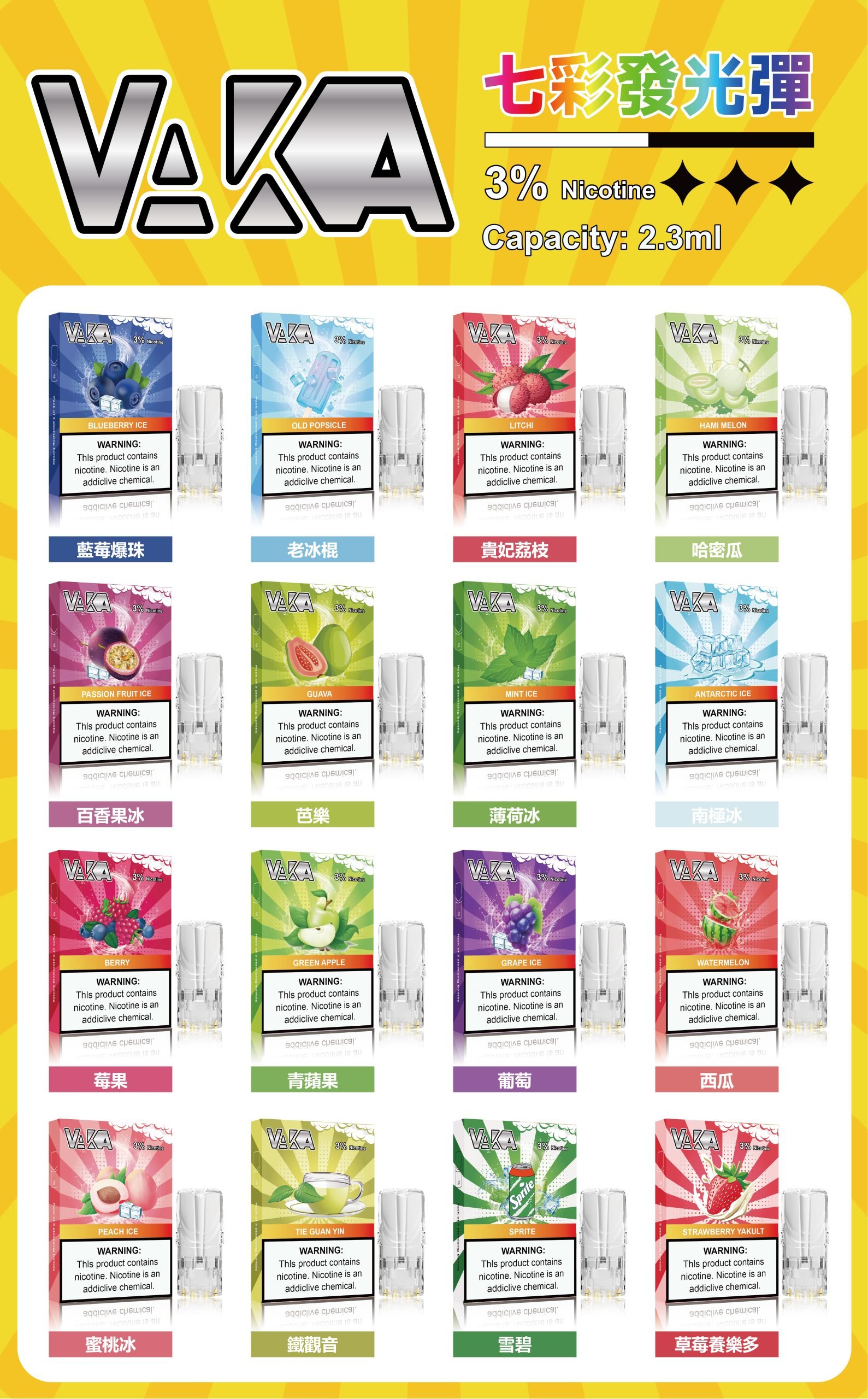 AKA 一代七彩發光煙彈